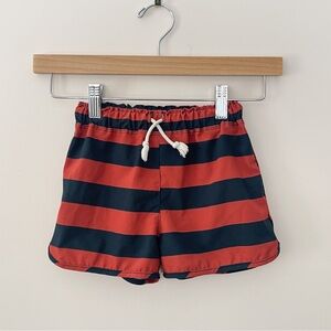 MABO EUC Earth Tones Striped Swim Trunks